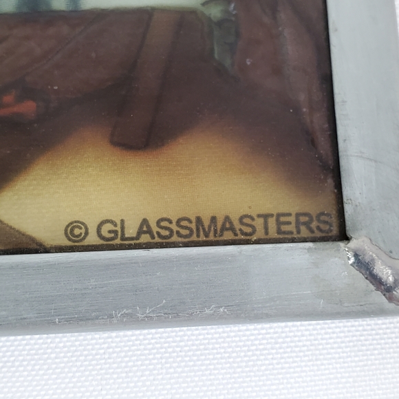 Vtg Stained Glass Art The Last Supper Leonardo Da Vinci Forest Lawn 16x9" Window - Picture 11 of 16